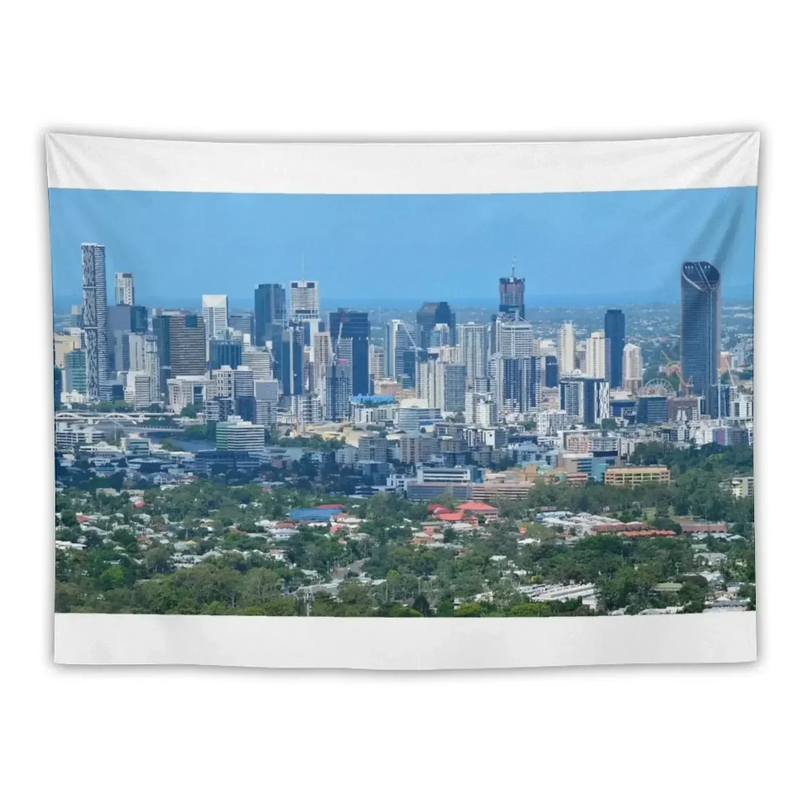 

View over Brisbane, Australia Tapestry Aesthetic Room Decorations Decoration Home Decor For Room Tapestry