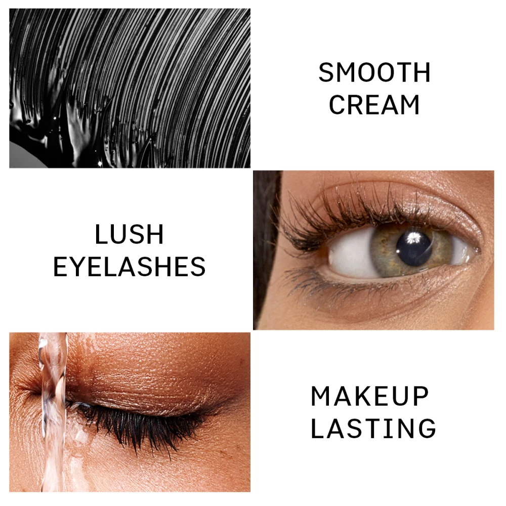 Mascara waterproof à tête fine pour longue optique, curling, séchage rapide, non bavuré, double tête, mince, longue durée, TSLM2