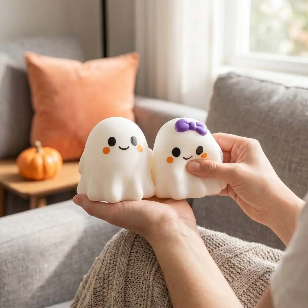 Release Hand Cute Ghost Squeeze Sensory Stretch Halloween Sensory Squishy Relax Gift Elastic Slow Rebound Fidget Children