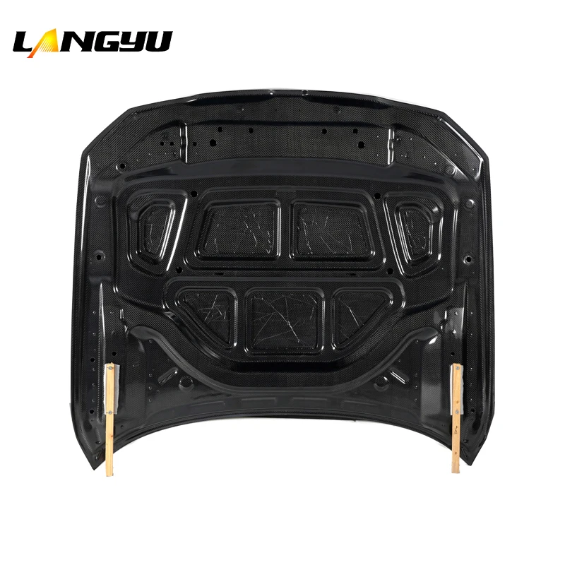 Langyu Auto-Onderdelen Accessoires Motor Cover Droge Koolstofvezel Voormotorkap Voor Bmw M3 M4 G80 G82 G83 2021 + Motorkap