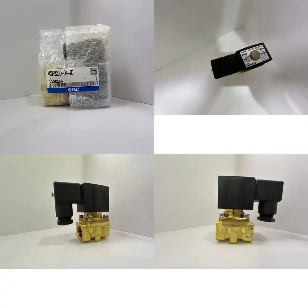 

Authentic Original SMC VXH2230-04-2D Diaphragm Type Pilot Operated 2-Port Brass Solenoid Valve High Pressure for Pneumatic