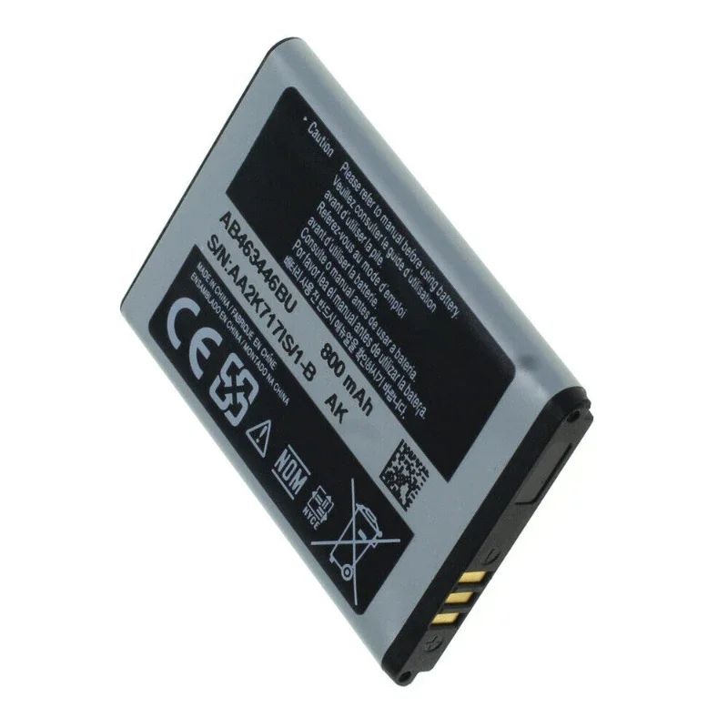For Samsung GT-C3520 / C3520 Li-Ionen (AB463446BU) 800mAh 4pcs