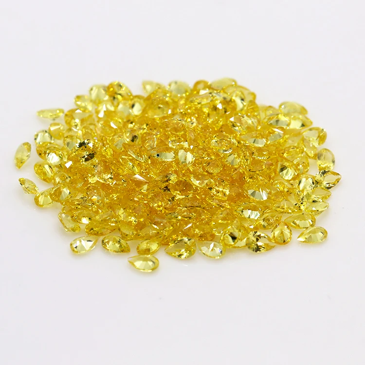 

Light Yellow Gemstone Pear 2*3mm Natural Citrine Topaz