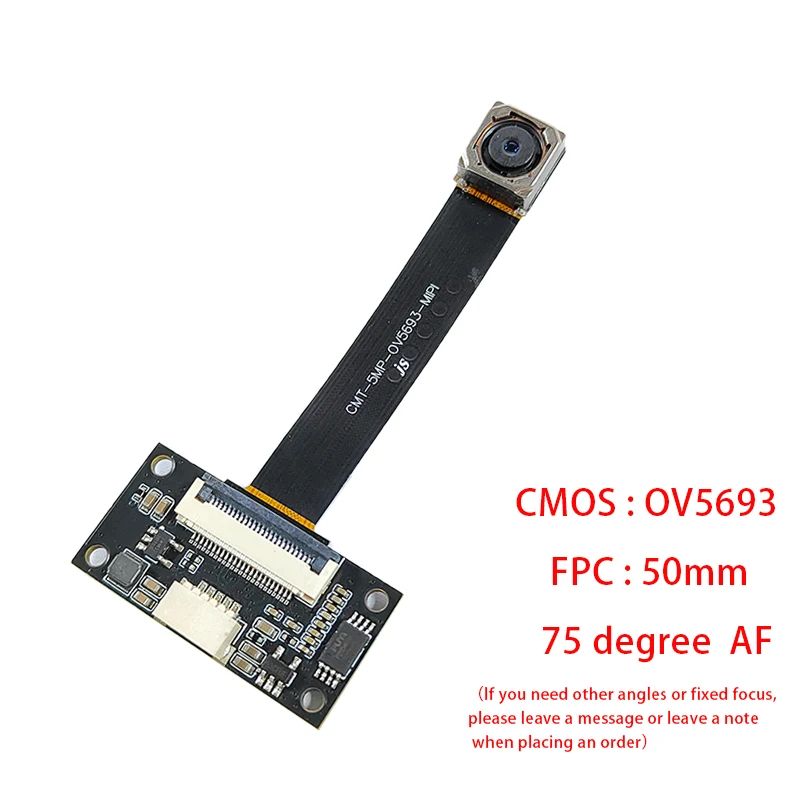 OV5693 5MP USB Camera Module 75/80/120/135 Degree Free Driver Auto/Fixed Focus 2592*1944 30FPS for Advertising Machine/Laptop