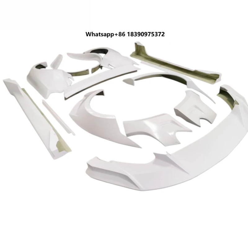 Mustang Fiberglass Widebody Kit, Suitable for 2015-2017 Fenders/skirts/rear Wing/front Diffuser