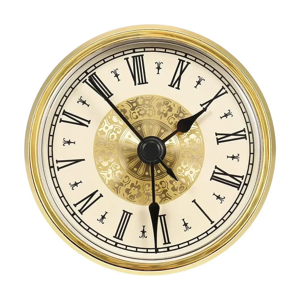Inserts Parts Quartz Clock Crafts DIY Handmade Movement Mechanism Repair Roman Arabic Numerals 78mm Home Decor