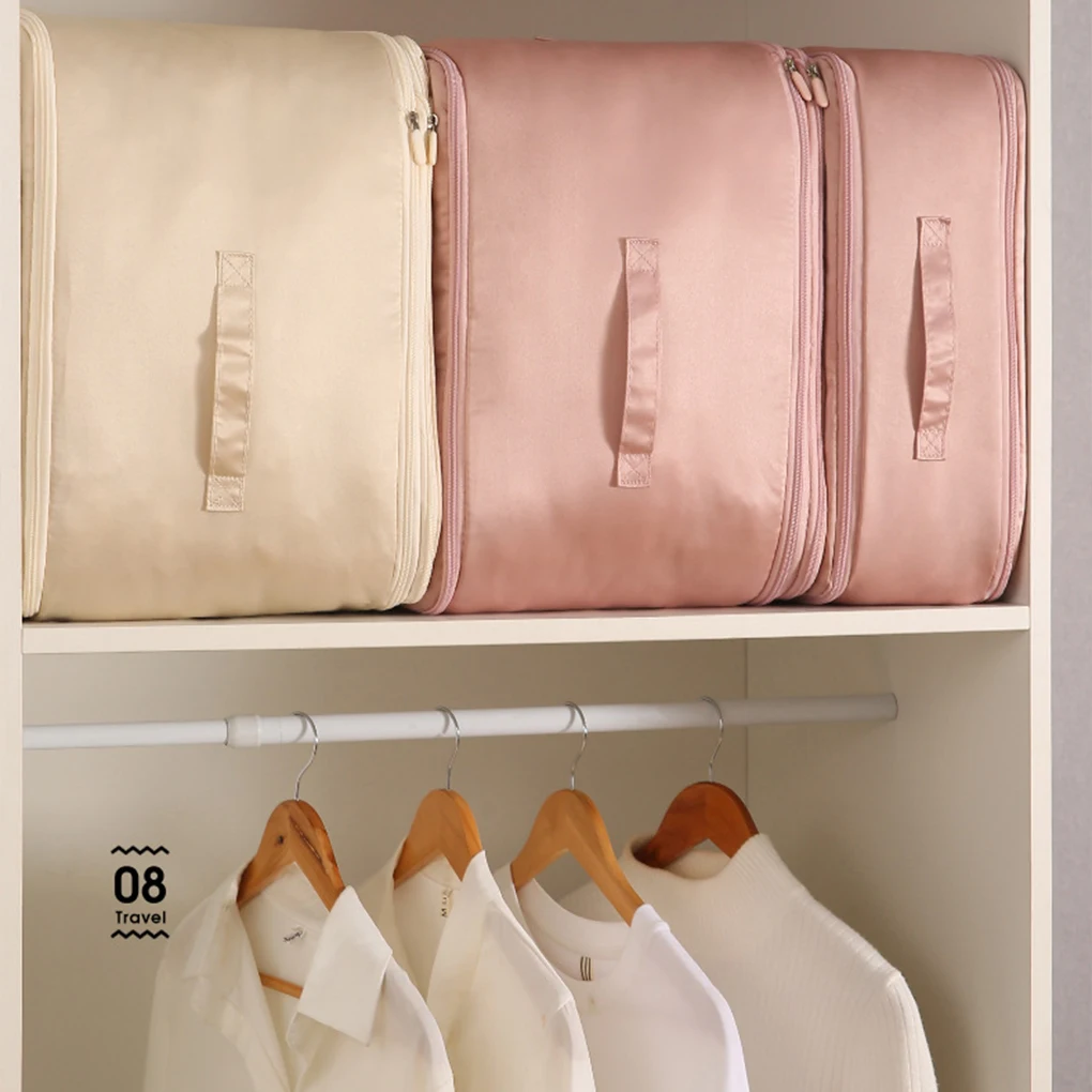 Compression Duvet Storage Bag Large Capacity Closet Cabinet Organizer StoragePouch Ultra Space Saving Self Compression Organizer