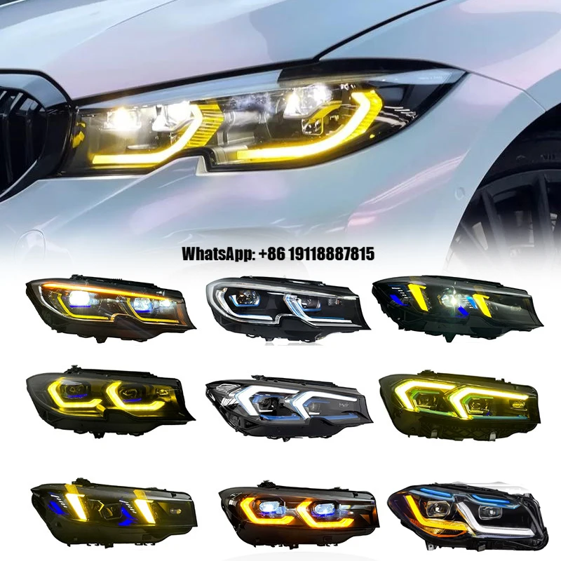 

For 2019-2025 for BMW 3 Series G20/G28 Headlight Assembly Modification -Equipped Dual-Color White/Yellow Headlights
