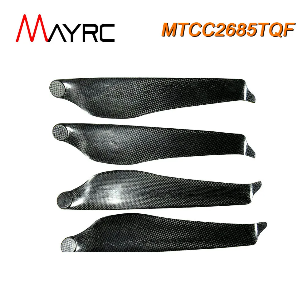 4 Blades MAYRC 26.0x8.5 Inch CW CCW Composite Noise Reduction Carbon Folding Propeller for Agricultural Plant Photography UAV