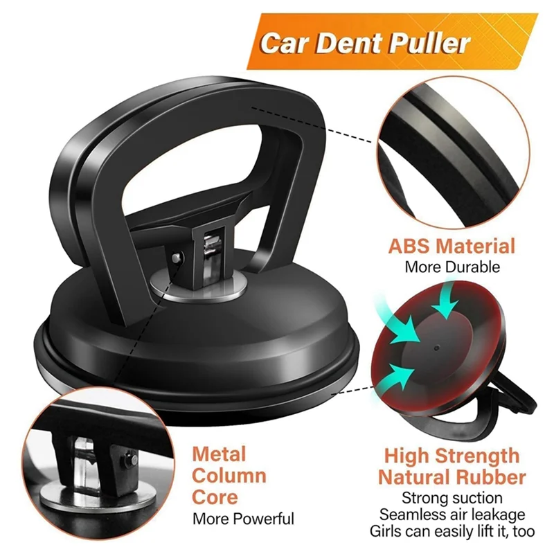 Dent Puller, 7 Pack Car Dent Removal Kit Suction Cup Dent Puller Dent Removal Tool And Dent Repair Kit Handle Lifter-AT36