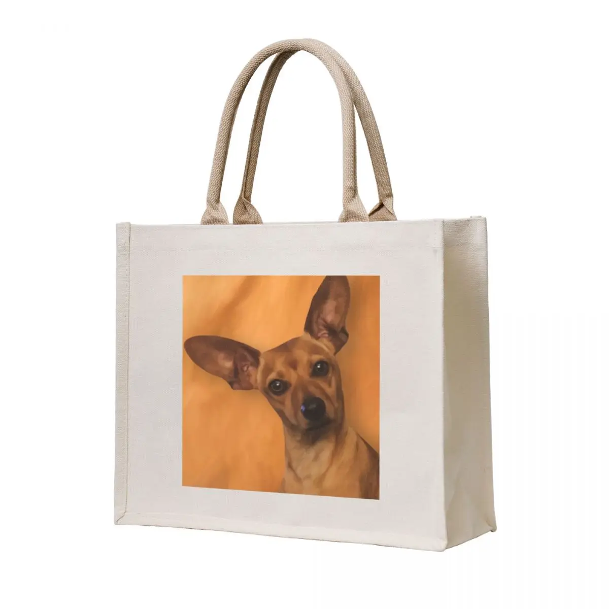 

Chompers! Chiweenie! Tote Bag canvas bags custom tote bag Canvas shoulder bag