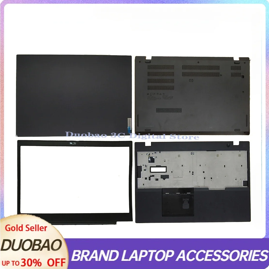 For Thinkpad L15 Gen 2 gen2 LCD BACK Top Cover Front Bezel Palmrest Upper Bottom Case Housing