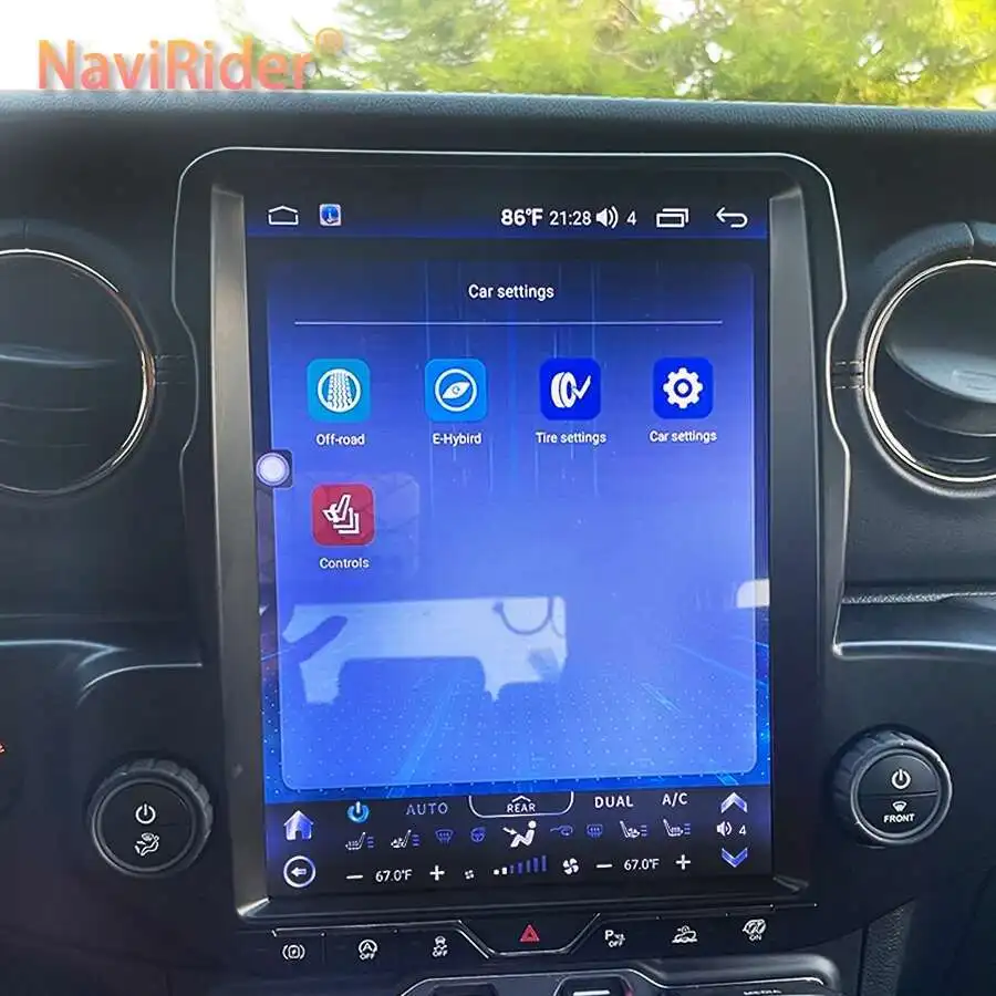 12.1inch Android Screen AUTO Radio 2din For Jeep Wrangler 2020-2022 GPS Carplay Car Multimedia Video Player Stereo Head Unit 4G