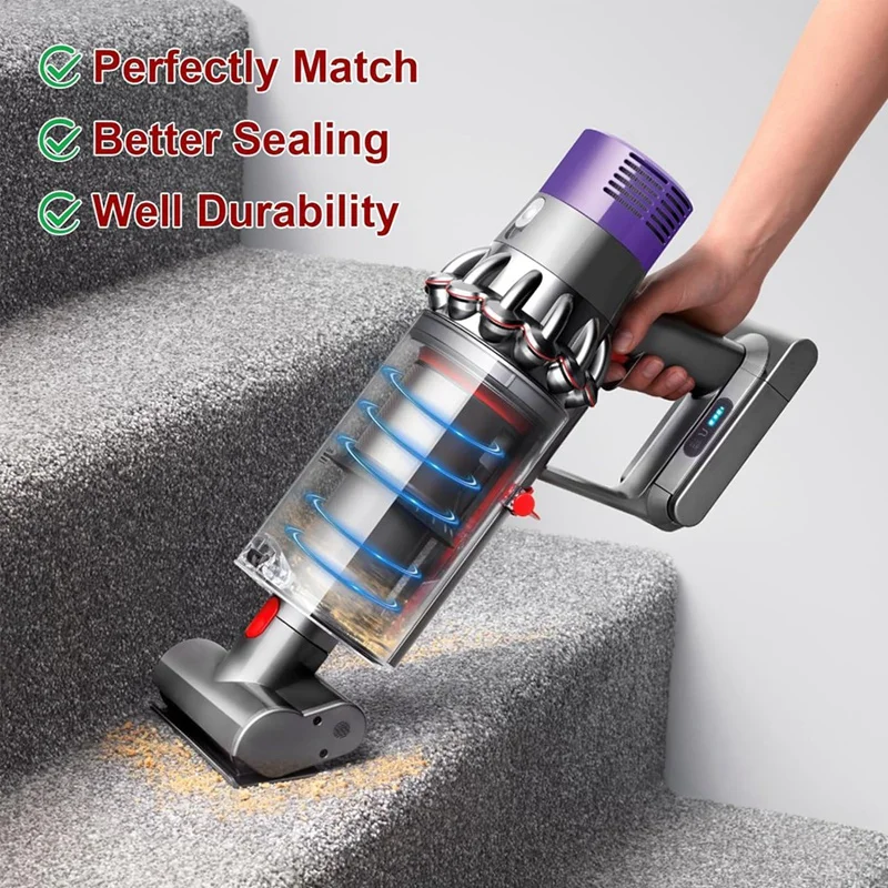 다이슨 V10 SV12 진공 청소기용 쓰레기통 교체 액세서리, 대형 쓰레기통 부품 번호 969509-01