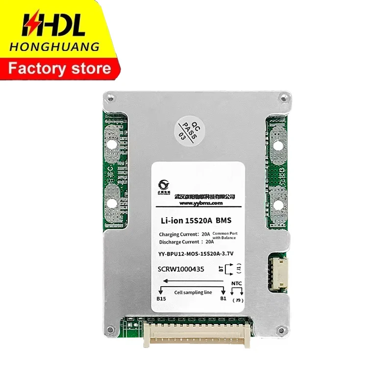 

BMS Hardware 15S 40A 50A 60A Lifepo4 Battery Management System For Electrical Motorcycle Support YYBMS APP