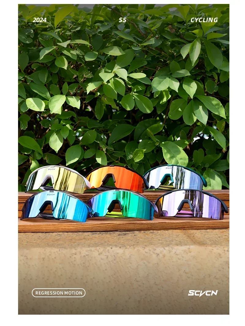 SCVCN Photochrome Sonnenbrille für Herren, Fahrradbrille, MTB-Bike-Sonnenbrille, Sportbrille, Laufbrille, Fahrradbrille, UV400, Damen – Detail 19