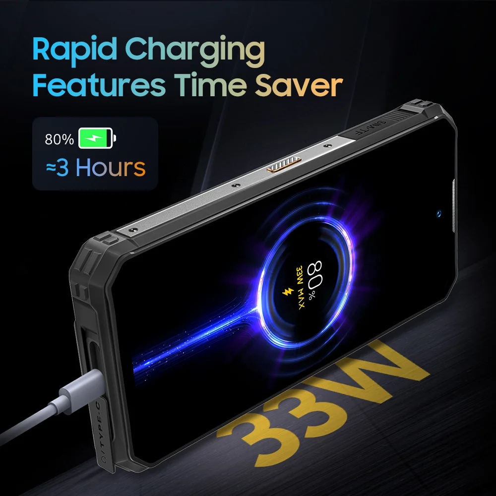 Oukitel WP19 Rugged Mobile Phone 8GB 256GB Android 12 Night Vision 21000mAh 90 Hz Helio G95 64M Camera Smartphone