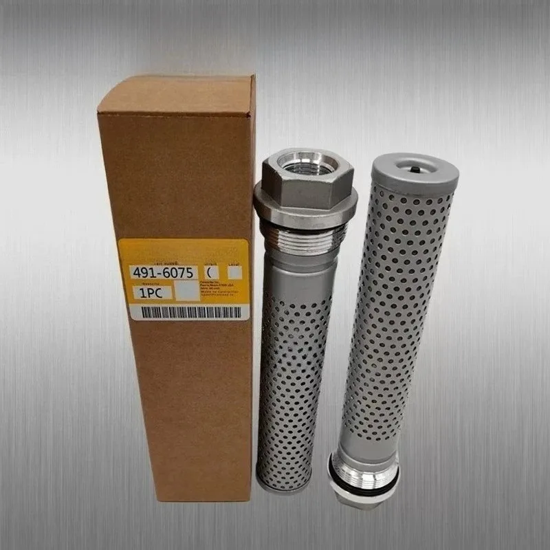 491-6075 Hydraulic pipeline filter element Adapted to 320GC excavator hydraulic filter element 4916075