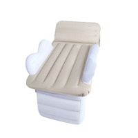 Inflatable Car Air Mattress Travel Bed Thickened Car Camping Bed Sleeping Pad For Car Tent SUV Sedan Pickup Back Seat