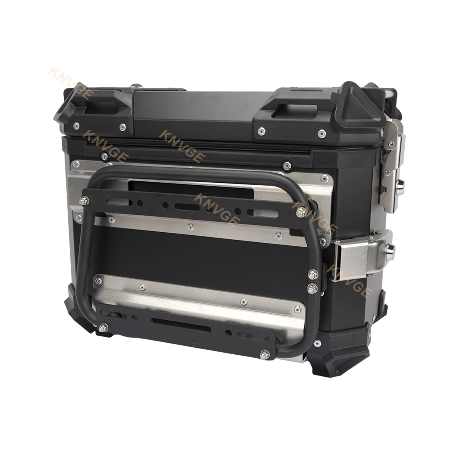 4PCS Motorcycle Side Box Groove Stainless Steel Rear Side Luggage Case Rack Bracket Quick Release Mounting Card Slot