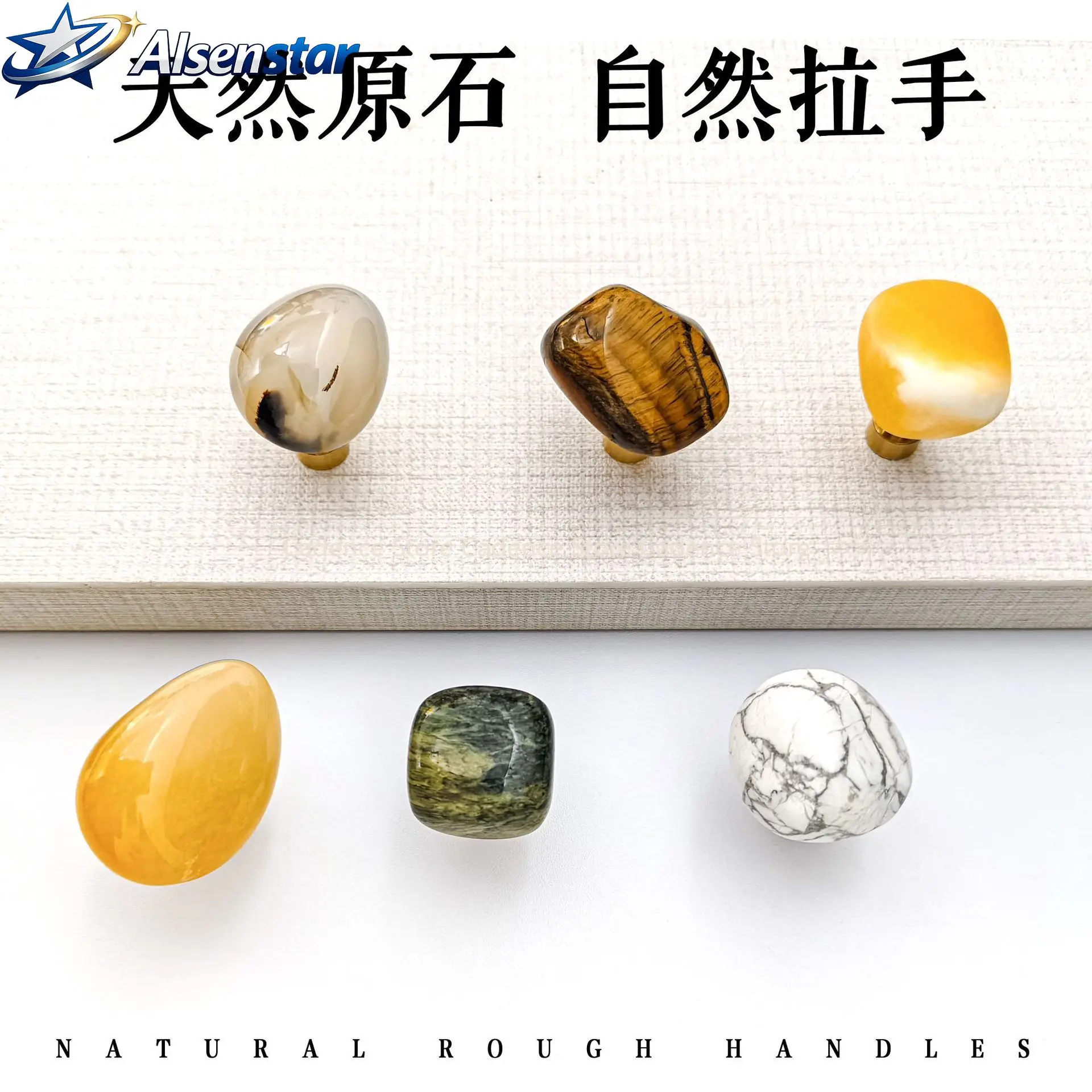 

Nordic Drawer Knob Square Agate Furniture Handle Brass Kitchen Cabinet Pulls Wardrobe Cupboard Dresser Door Knob Golden