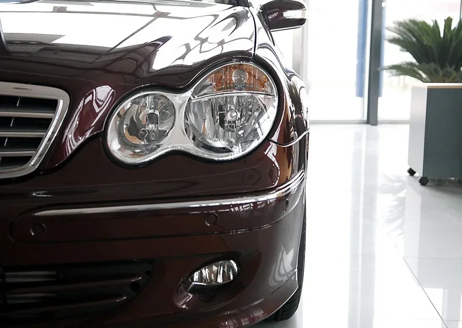 For 2001-2007 Benz W203 C-Class C180 C200 C230 C260 C280 Front Headlamp Plexiglass Headlights Shell Cover Transparent Lampshades