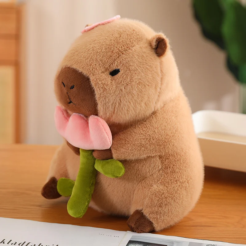 Kawaii Capybara Plush Toy Lovely Capybara Turn to Dinosaur Rabbit Unicorn Stuffed Doll Soft Cartoon Animal Pillow Kids Girl Gift