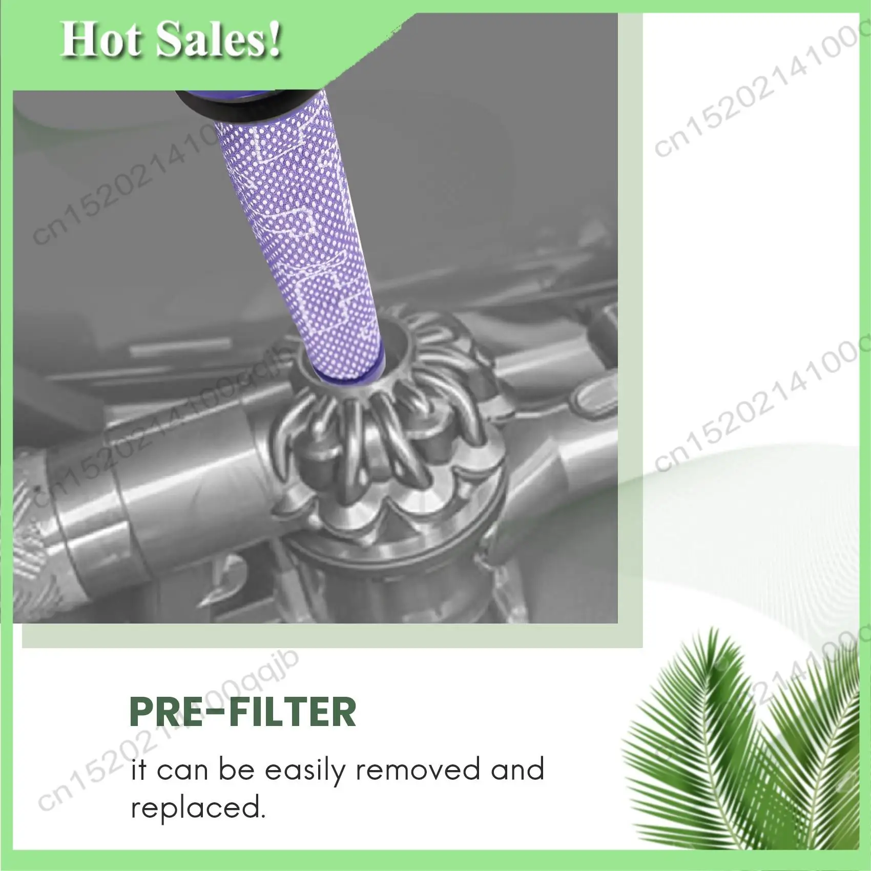 

-FDDT For Dyson V7 V8 Vacuum Cleaner Installation Motor Rear Cover Front And Rear Filter Kit Motor Rear Cover Parts