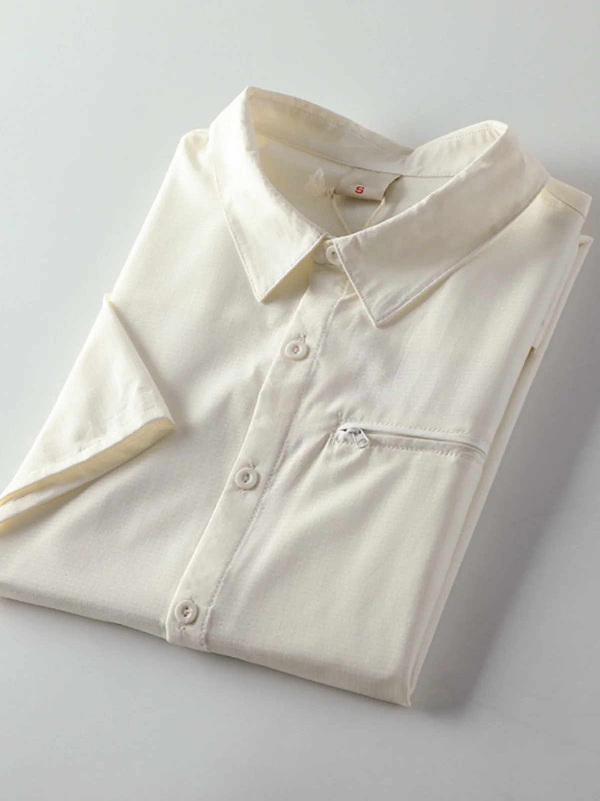 

Мужская повседневная рубашка Tech Qui Dry из дышащей ткани с коротким рукавом для активного отдыха, летняя, приталенного кроя, в городском стиле