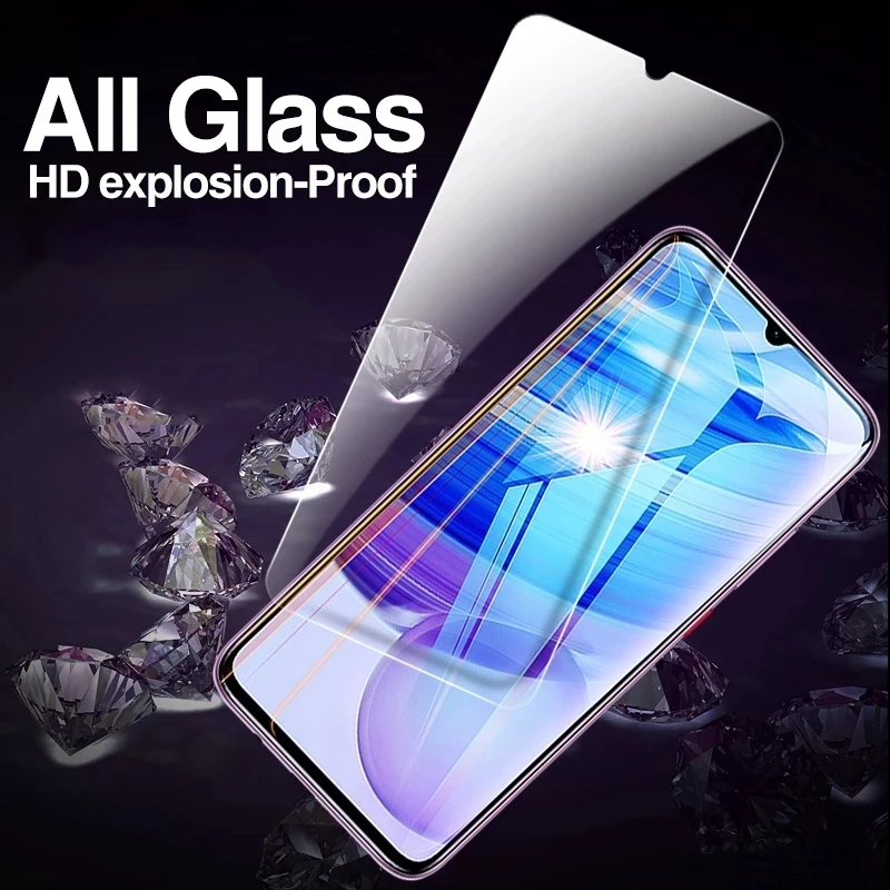 3 piezas vidrio templado protector de pantalla para Xiaomi Redmi Note 11 12 Pro Plus 5G 9S 10S 11S anti-rayaduras película de vidrio protectora para Redmi Note 10 9 8 Pro 10C 9A 8 accesorios de teléfono 2