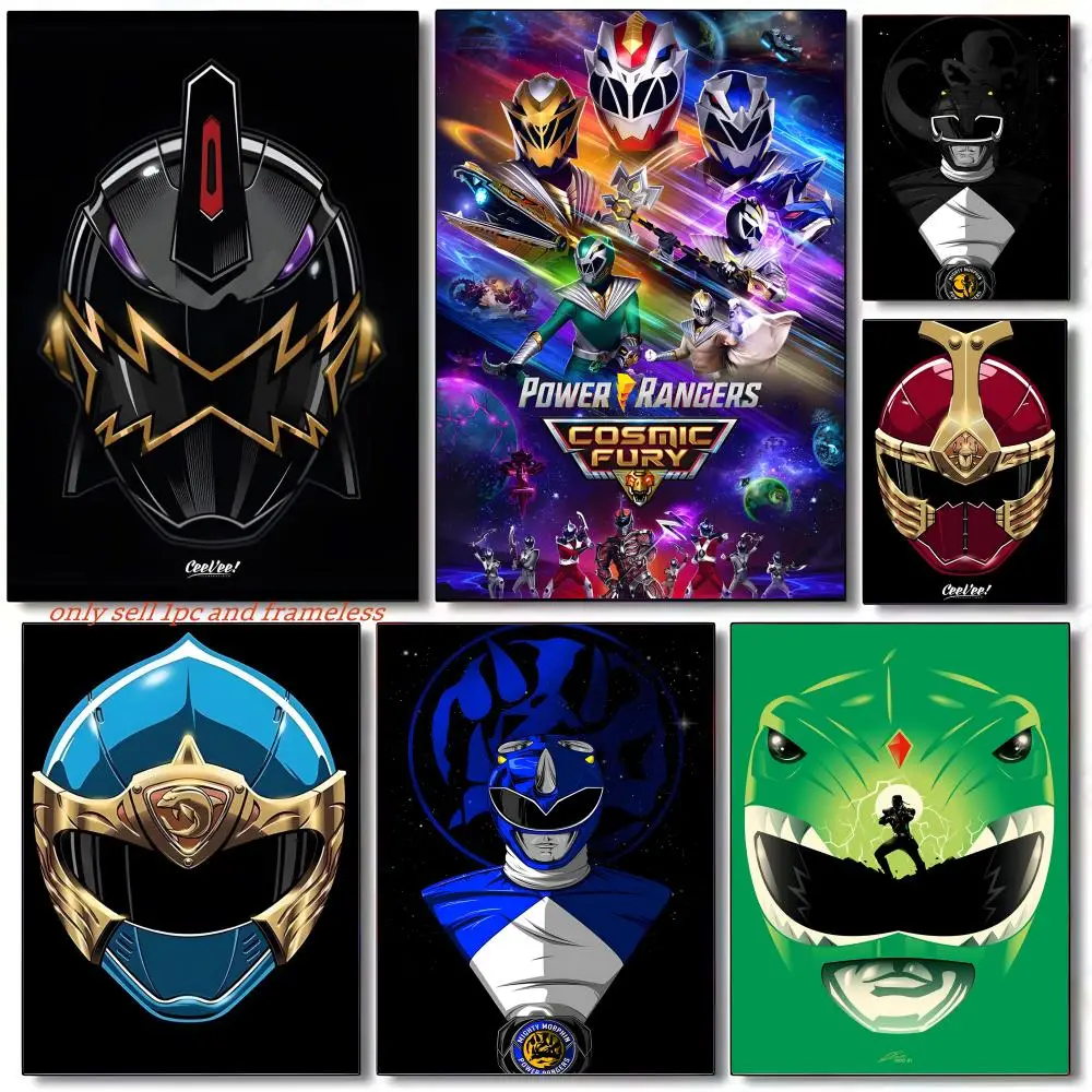 A-Anime Power Rangers Poster Poster painting with prints Home bedroom living room decoration gift