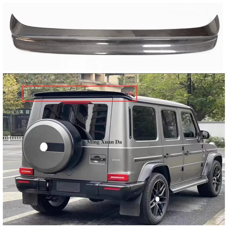 For Mercedes-Benz G-Class W463 W464 G63 G350 G500 G550 2007-2023 High Quality Carbon Fiber Rear Wing Trunk Roof Spoiler Top Lip