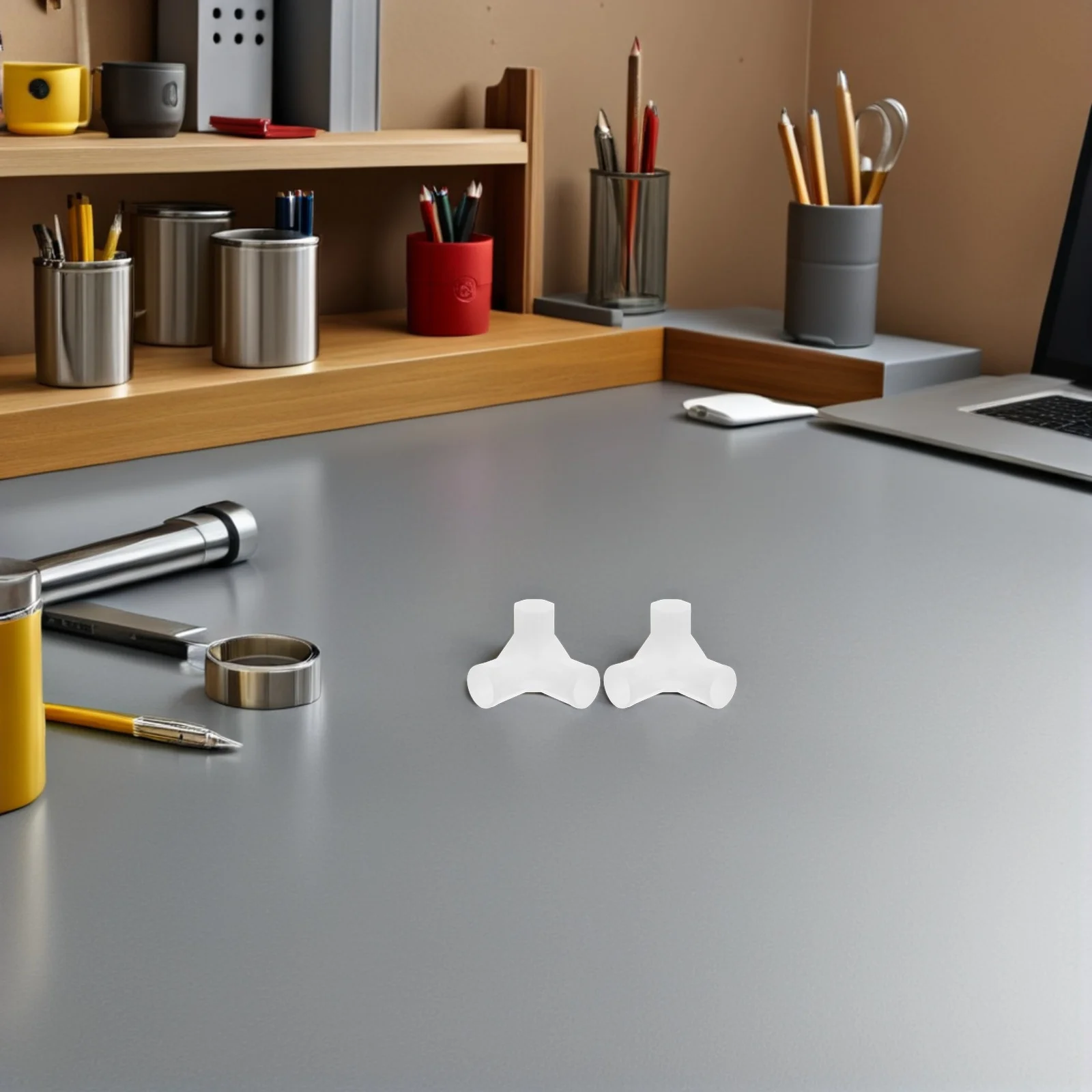 

10Pcs Closet Rod Connector Tee Heavy Duty 3-Way Coupling Adjustable Multi Purpose Rod Joint for Wardrobe Cabinet Shoe Rack