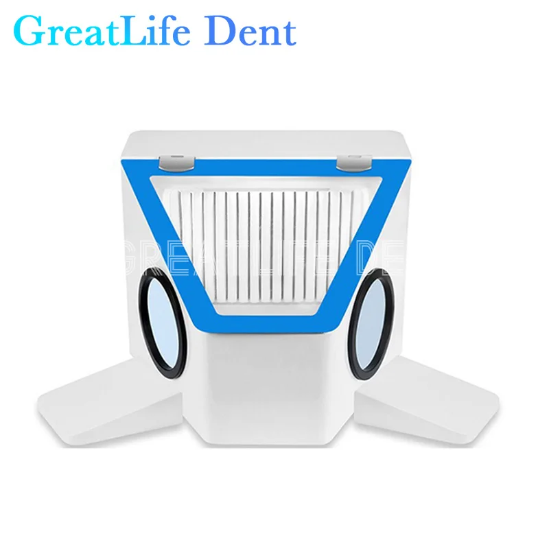 Dental Lab Clinic Dust Collector Vacuum Dust Extractor Box Lapping Protector Sandblasting Protector Box Dust box