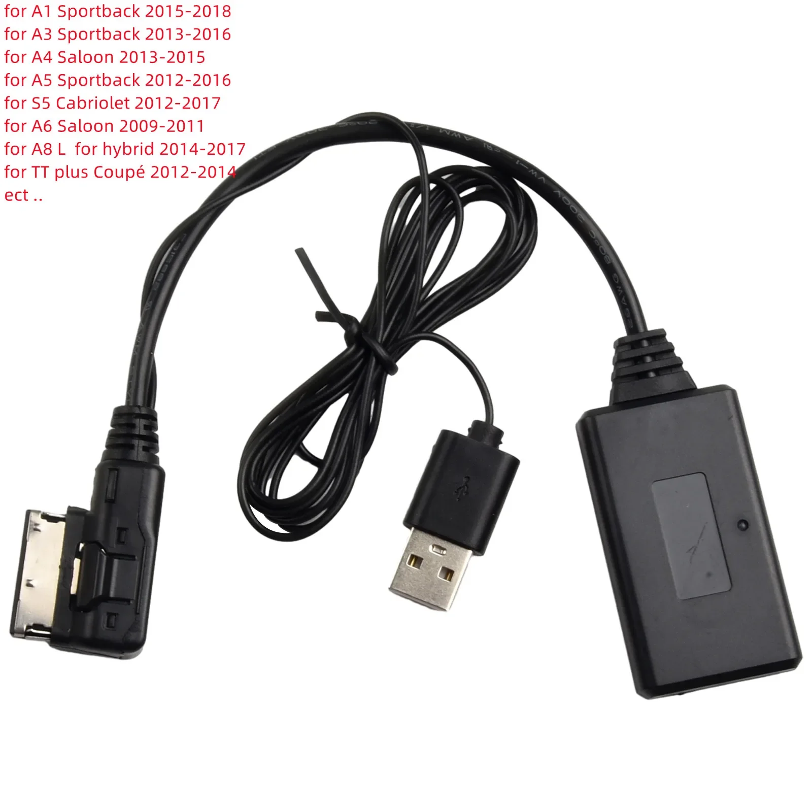 

Bluetooth Wireless Receiver AMI For MMI MDI 2G 3G Wireless 5.0 AUX Cable Audio Adapter for A1 A3 A4 A5 A6 A7 A8 S1 S3 S4 S5 S6