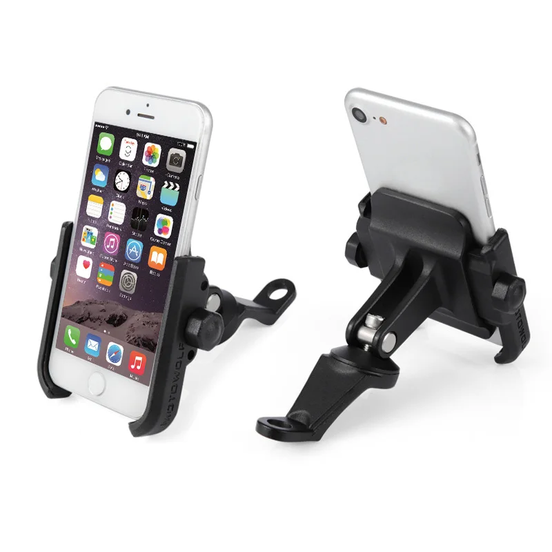 

Cycling Aluminum Alloy Mount Holder Mobile Phones Stands Bracket for Motorcycle Rear-mirror Base Handle Bar