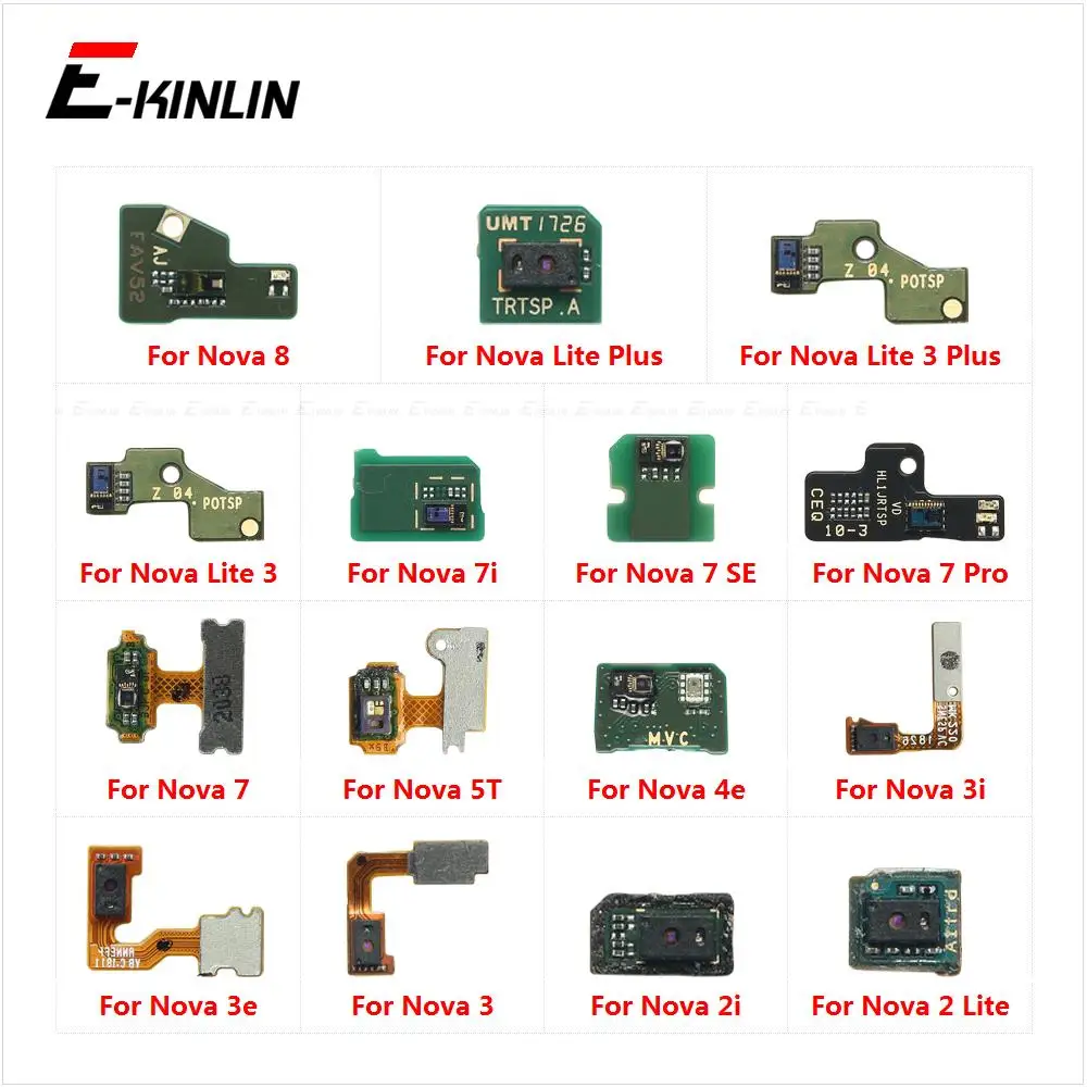 Light Proximity Ambient Sensor Flex Cable For Huawei Nova 2i 2 Lite 3 Plus 3e 3i 4e 5T 7 Pro SE 7i 8 Distance Sensing Parts