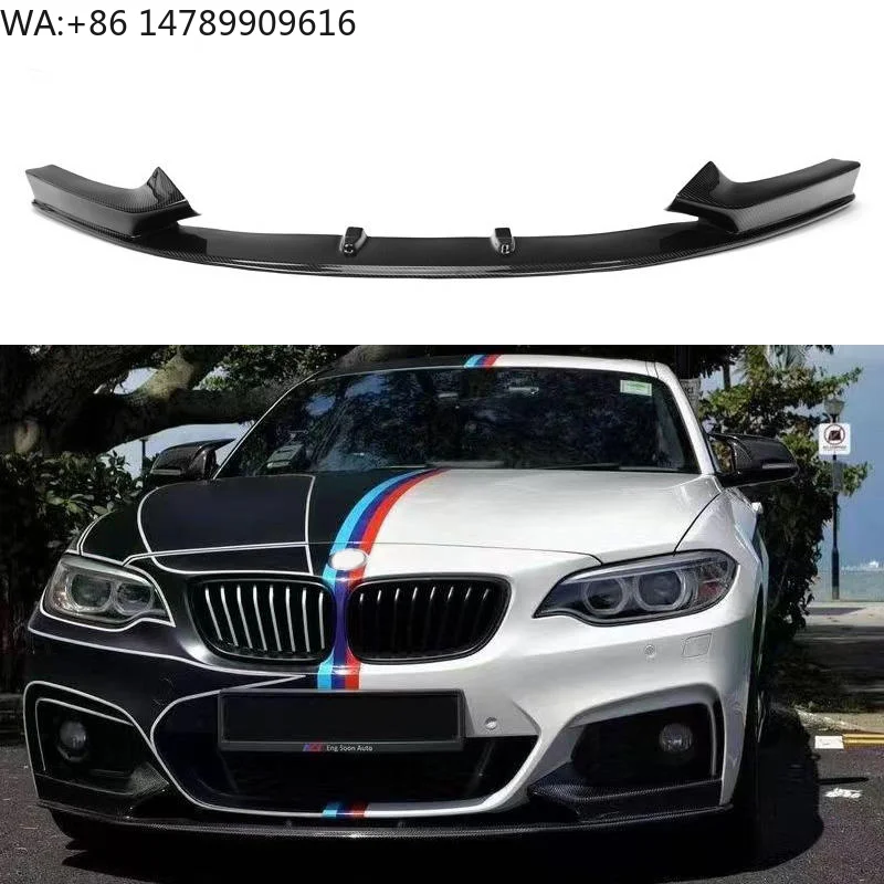

F22 F23 M Sport MP Style Carbon Fiber Front Lip Front Bumper Lip Splitter for 2 Series F22 2014-2019