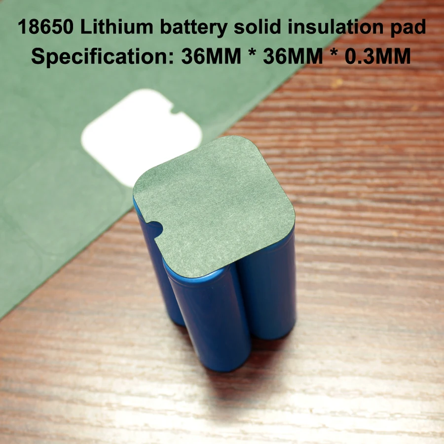 100pcs/lot 18650 universal lithium battery DIY high temperature insulation mat 4 section mat 18650 battery pack insulation sheet