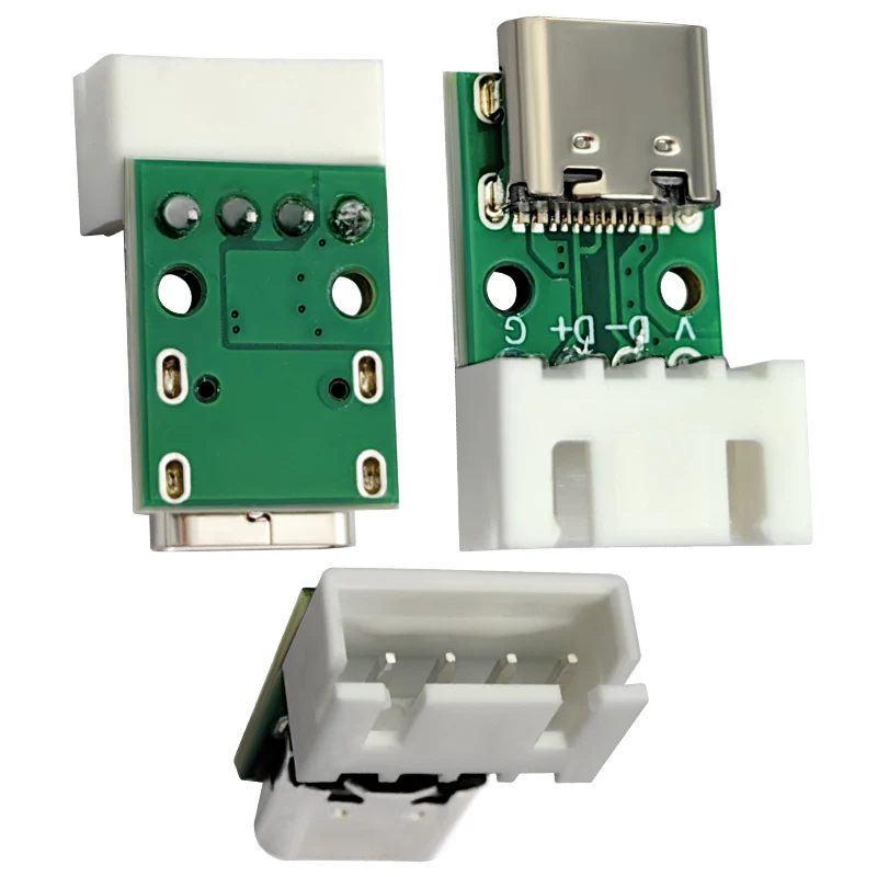 1/5Pcs USB 3.1 Type C Connector 16 Pin Test PCB Board Adapter 16P Connector Socket For Data Line Wire Cable Transfer