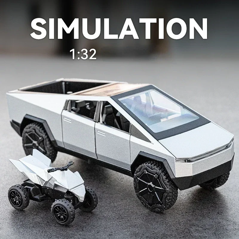 

1:32 pickup truck Off Road Vehicle Model Simulation Alloy Diecast Metal Toy Car Light Sound Boy Car Toys