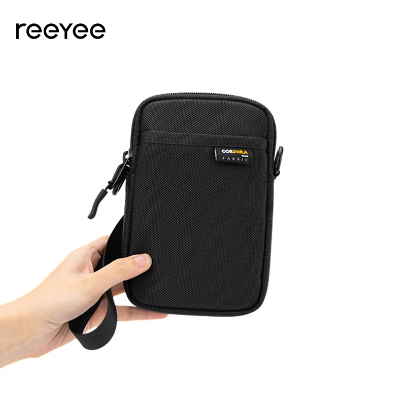 ReeYee Waterproof Crossbody Phone Bag, 1L Compact Lightweight Sling Pack, Durable Cordura Anti-Scuff Shoulder Handbag