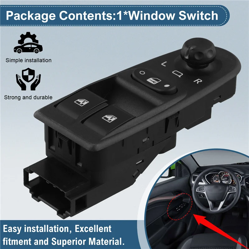 

3523769 Car Power Window Switch Unit For Lada LHD Car Parts Accessories 352.3769