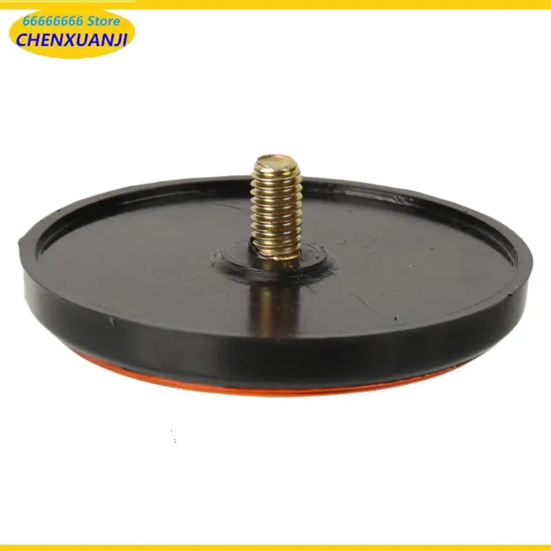 Round Motorcycle Reflector M6 Mounting Screw Night Warning Board for Dirt Bike Electric Scooter Bicycle Rear Tail Safety Lamp