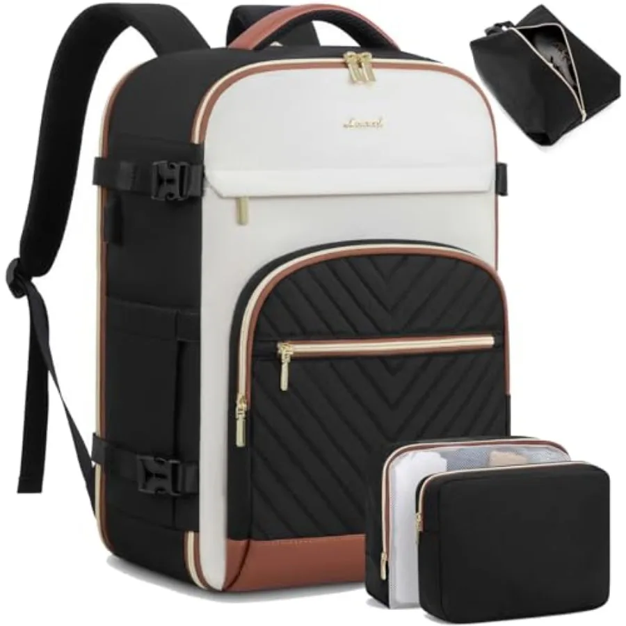 

Travel Backpack for Women, 50L Carry On Backpack for Airplanes, 18 Inch Laptop Personal Item Travel Bag, TSA Approved Carry On