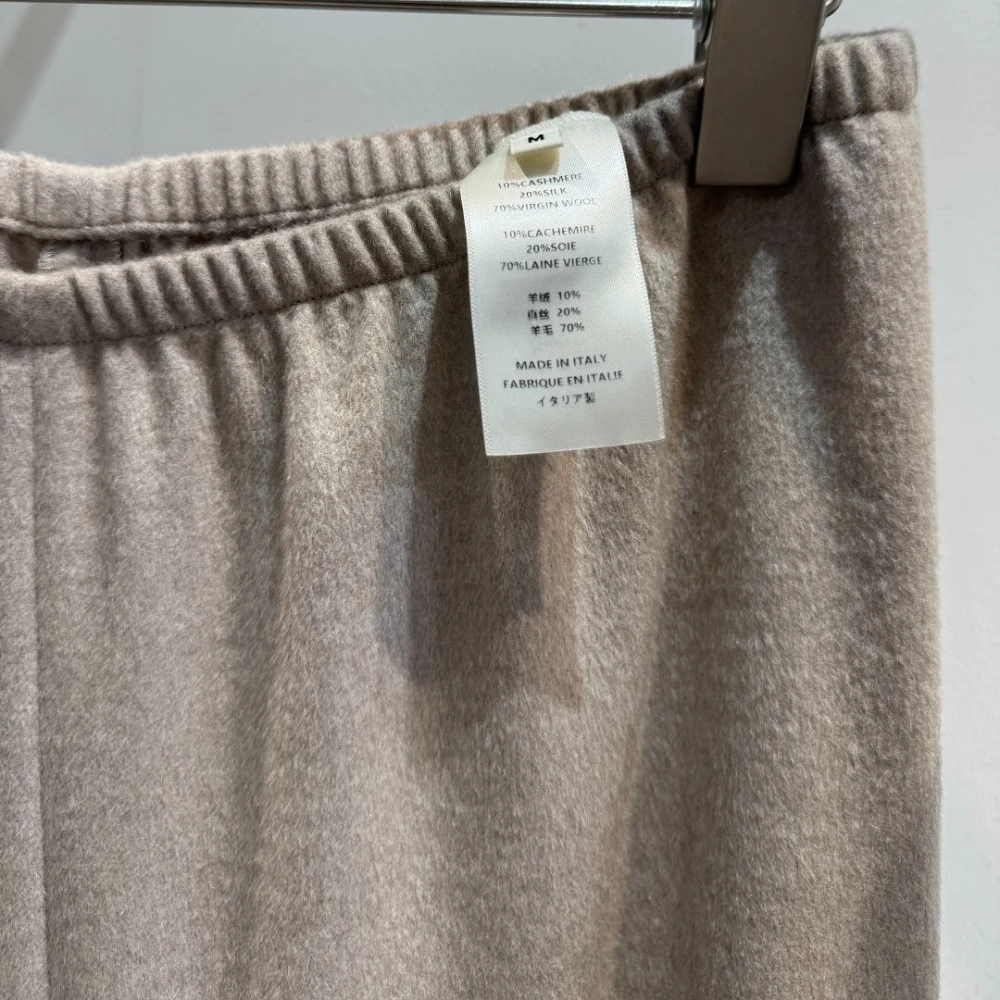Herfst en winter kasjmierwol stretch elastische broek met rechte pijpen en wijde pijpen voor dames