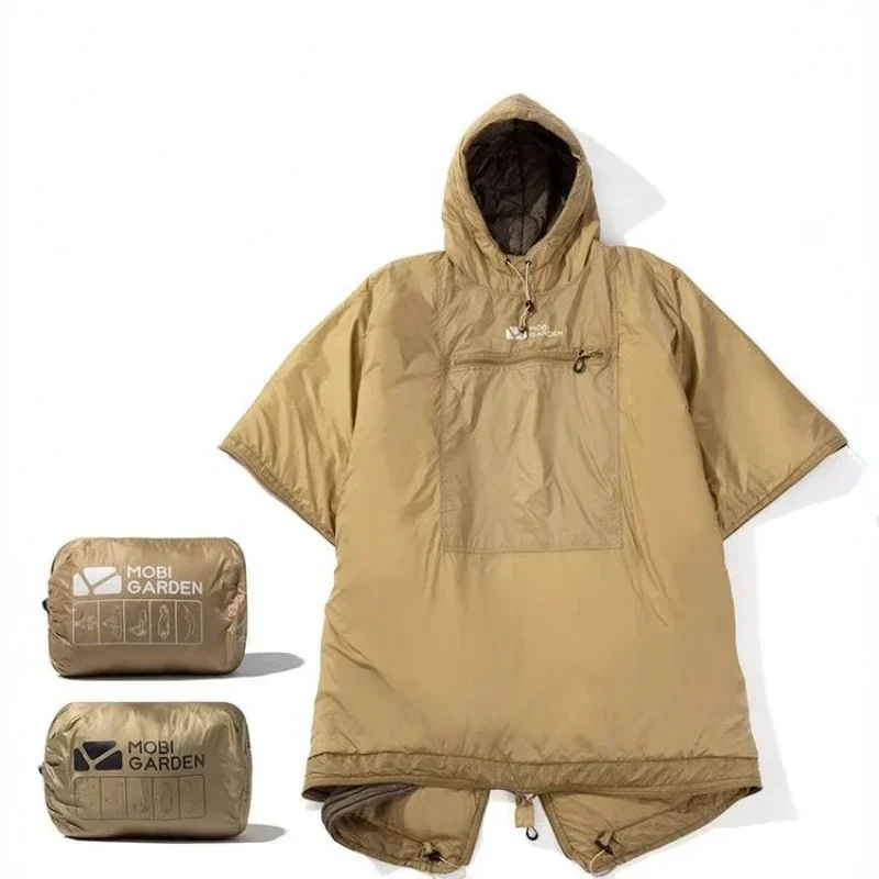 

Multipurpose Blanket Portable Sleeping Bag Mobile Adult Wearable Coat, Thermal Lightweight Cotton Cloak Hiking Camping Equipment