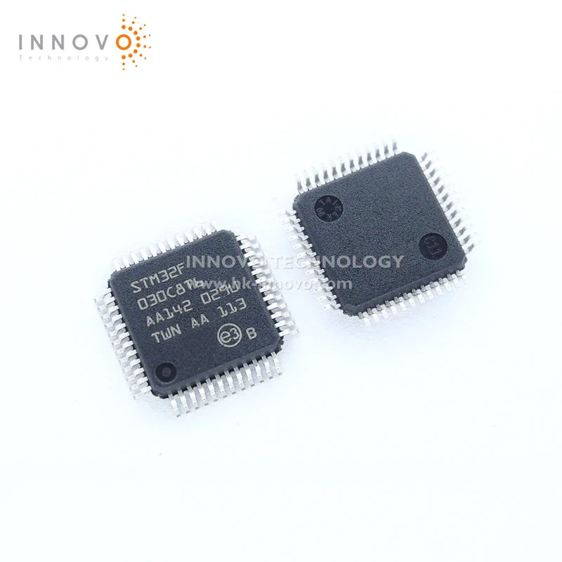 10pcs/lot STM32F030C8T6 32F030C8T6 LQFP48 MCU 32BIT 64KB FLASH IC CHIP New original