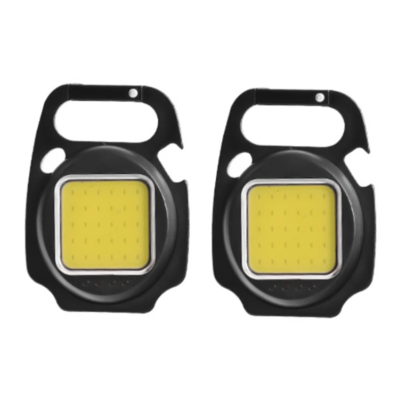 2 Pieces Mini Super Bright LED Inspection Lights, USB Hand Light, Waterproof Rechargeable Work Lamp, For Repair