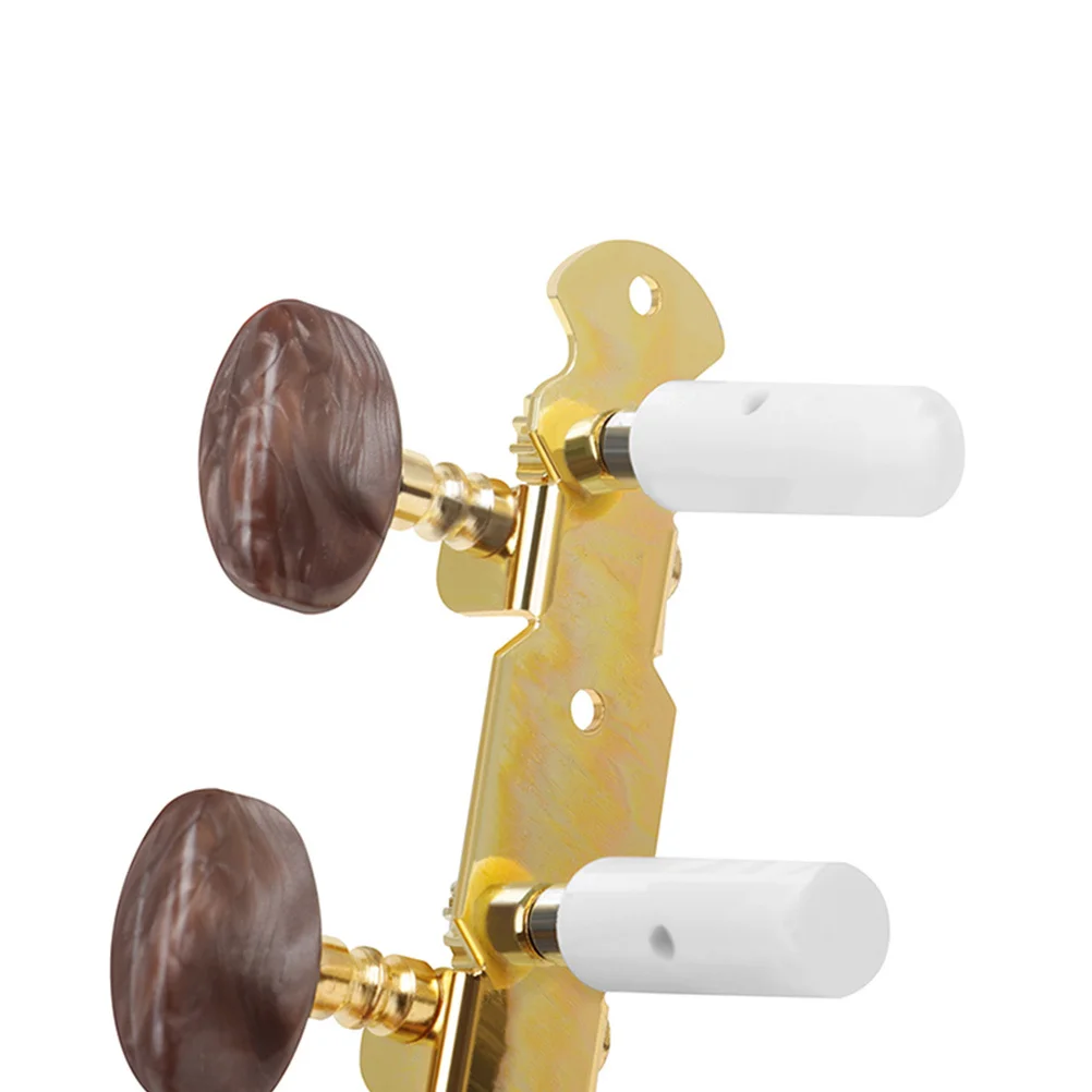 

2pcs String Tuning Pegs Classical Folk Electric Tuning Keys Head Durable Replacement Accessory For Acoustic Bass